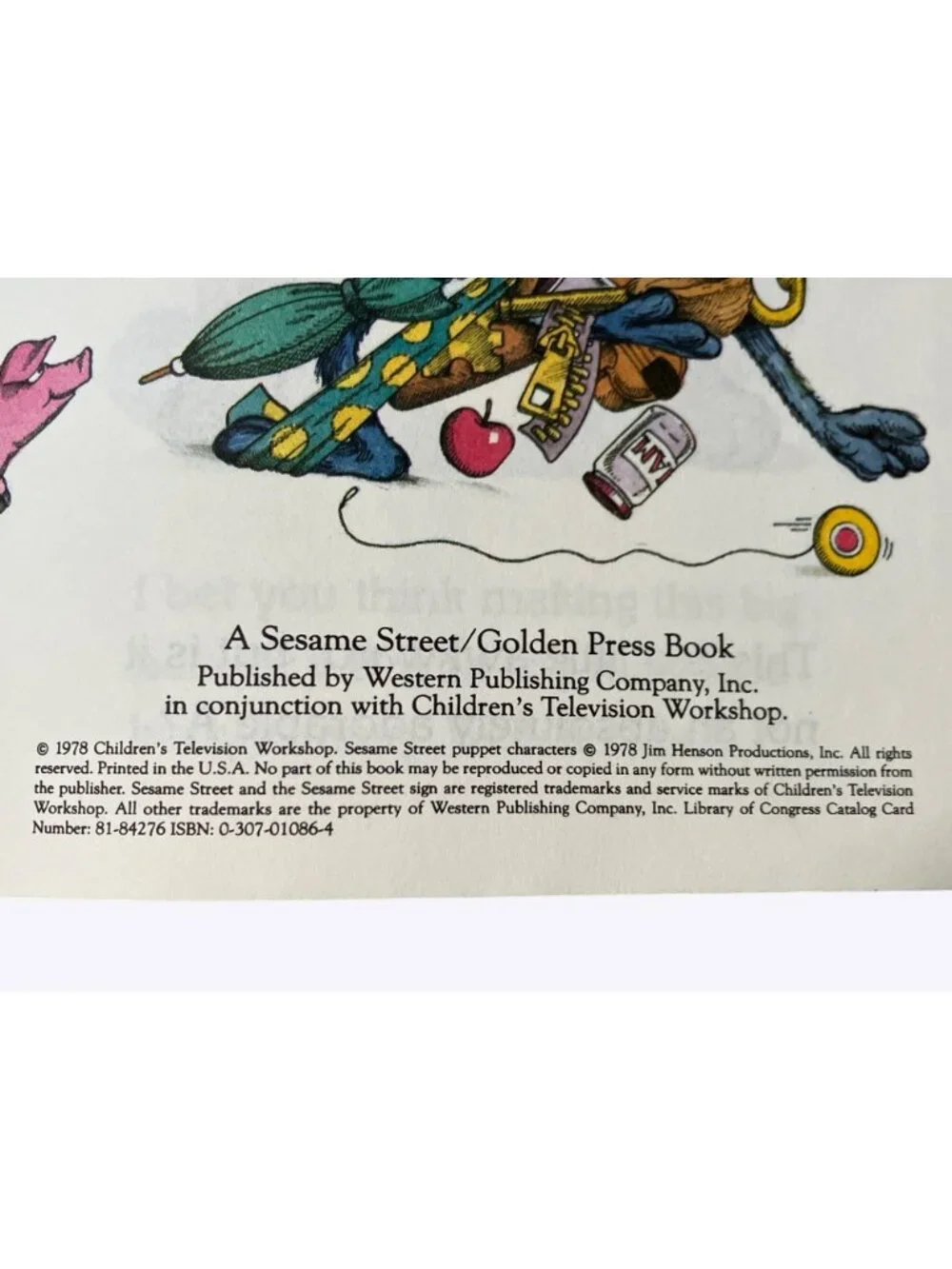Grovers Own Alphabet 1978 Sesame Street Little Golden Book Hardcover